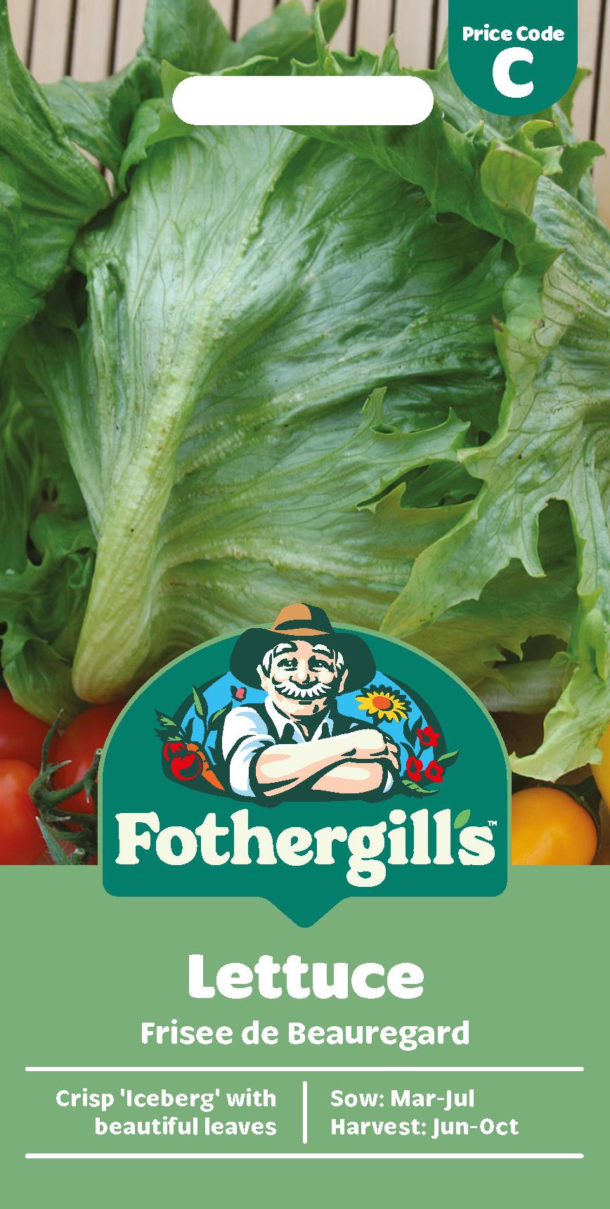 Fothergills Lettuce Frisee De Beauregard Seeds