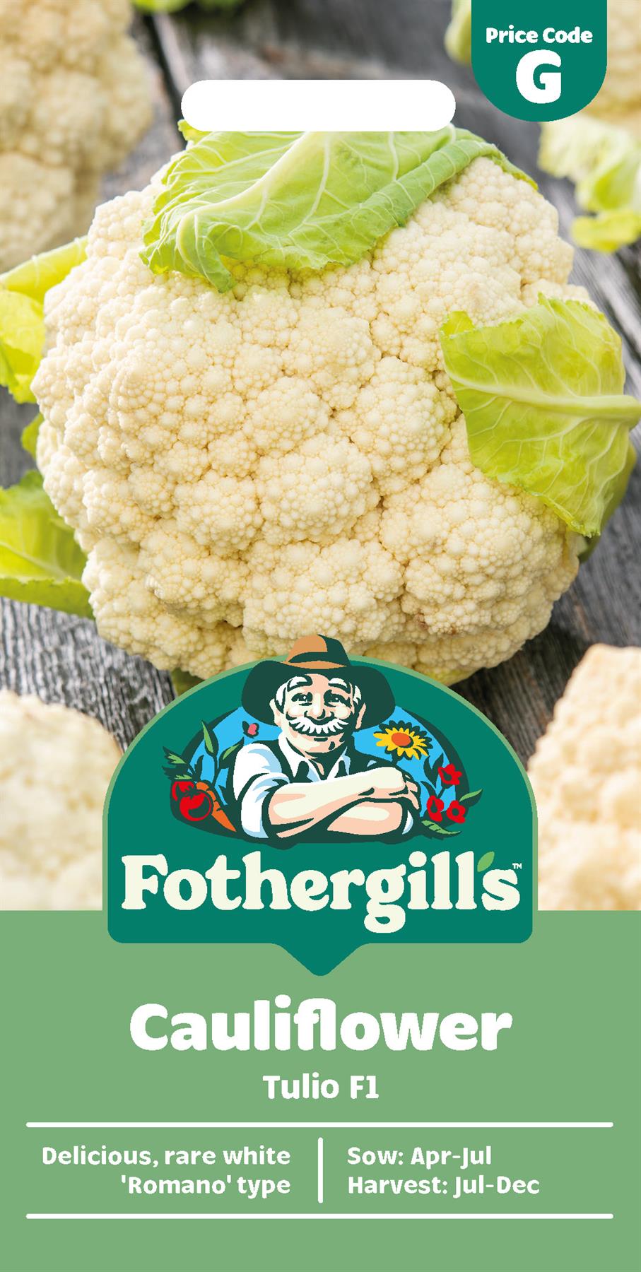 Fothergills Cauliflower Tulio F1 Seeds