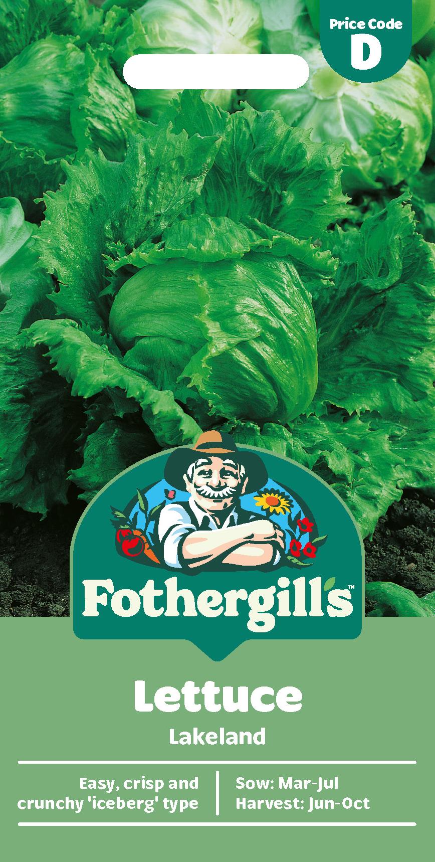 Fothergills Lettuce Lakeland Seeds