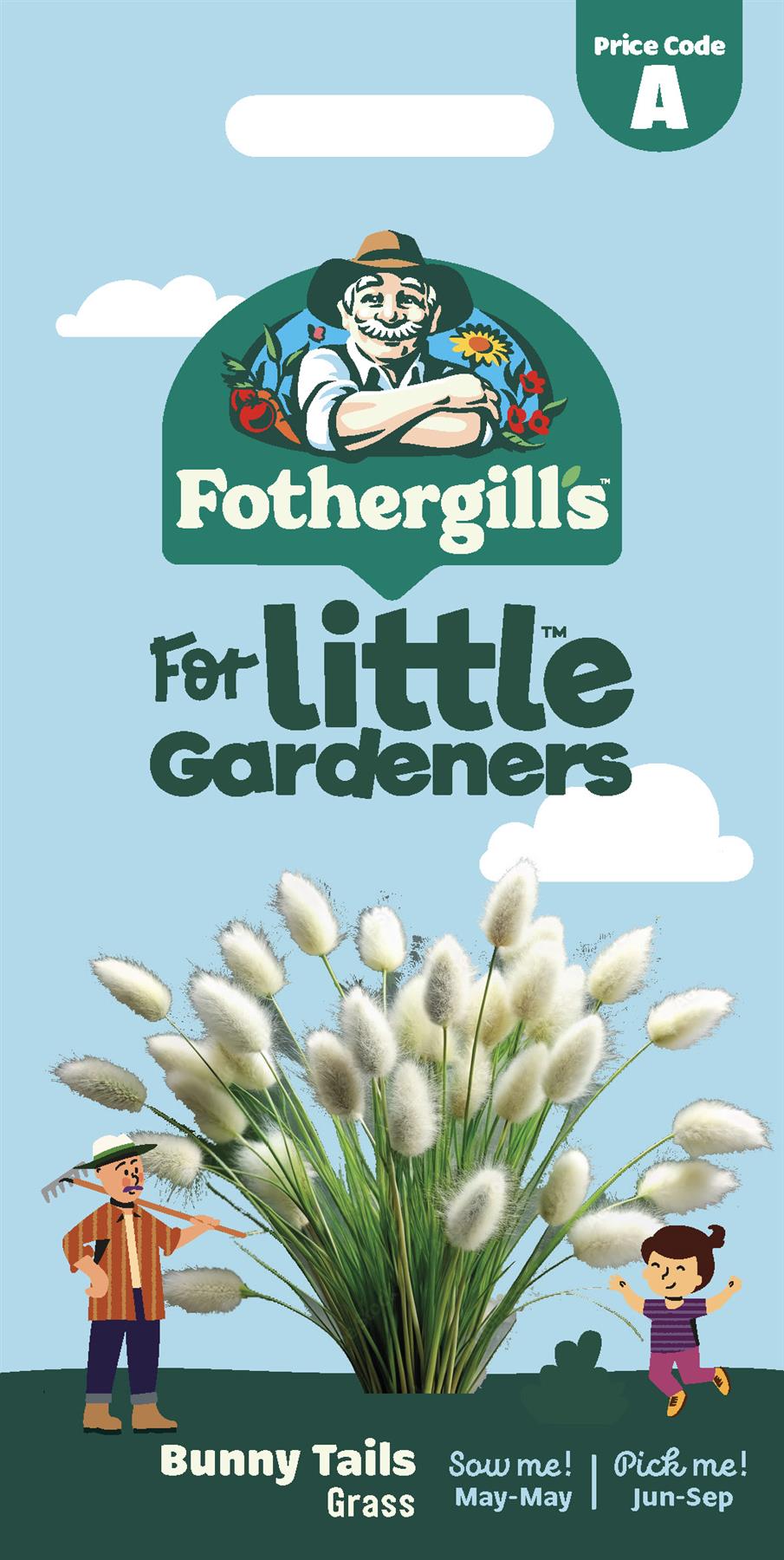 Fothergills Little Gardeners Bunny Tails Grass Seeds