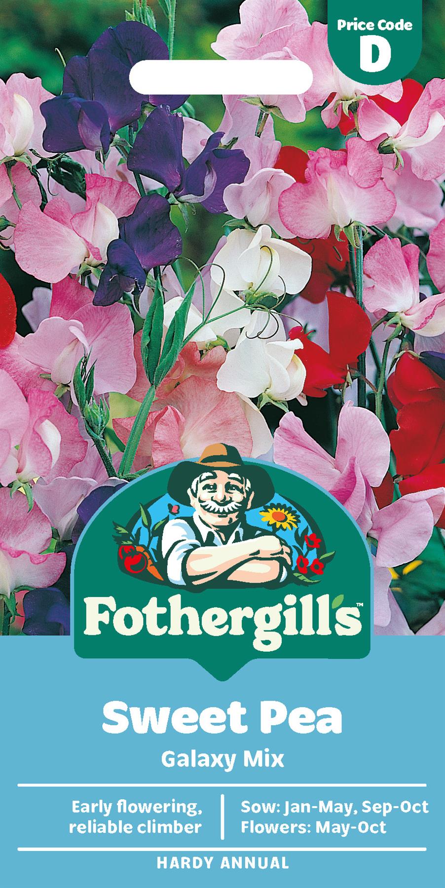 Fothergills Sweet Pea Galaxy Seeds