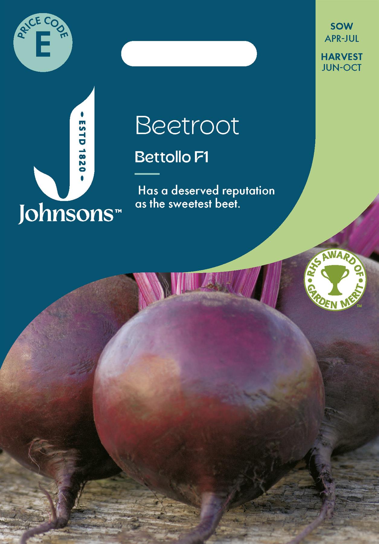 Johnsons - Beetroot Bettollo F1 - 150 Seeds
