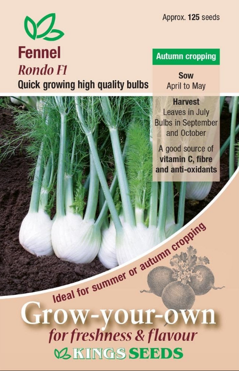 Kings Seeds Fennel Rondo F1 - 125 Seeds