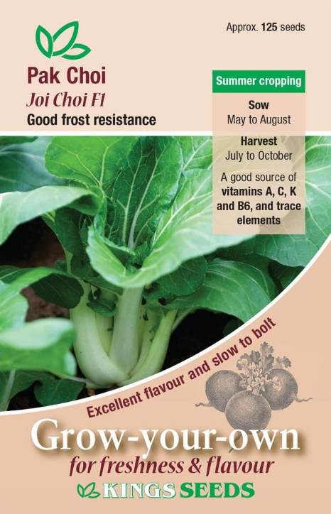 Kings Seeds Pak Choi Joi Choi F1 - 150 Seeds
