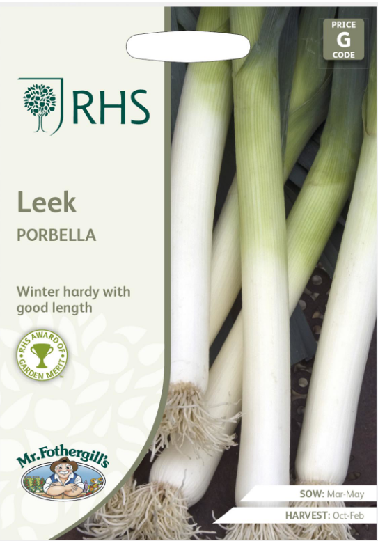 Mr Fothergills RHS Leek Porbella 500 Seeds