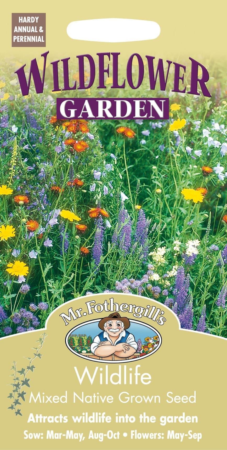 Mr Fothergills Wildflower Wildlife Mixture 1g Seeds