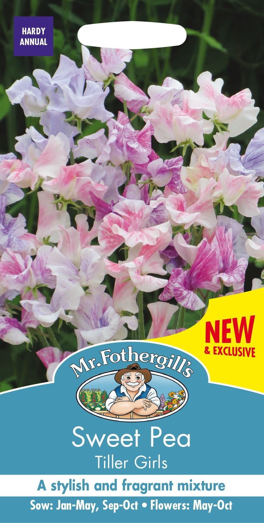 Mr Fothergills Sweet Pea Tiller Girls 20 Seeds