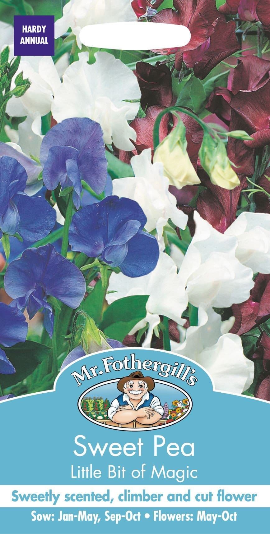 Mr Fothergills Sweet Pea Little Bit of Magic 25 Seeds
