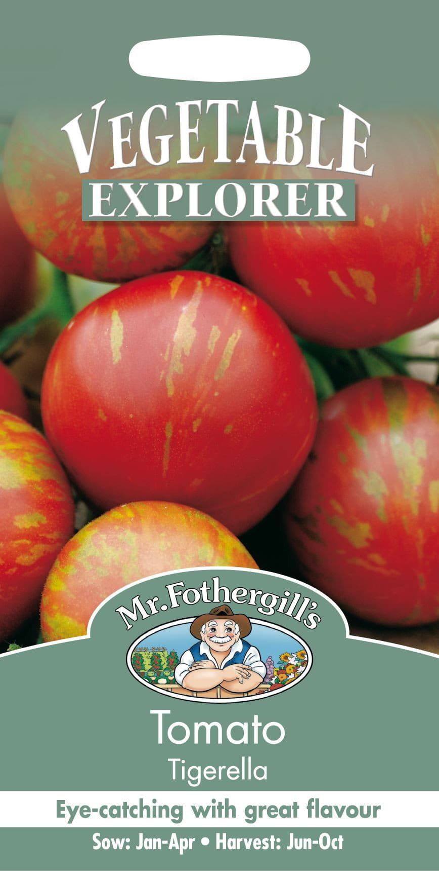 Mr Fothergills Tomato Tigerella 25 Seeds