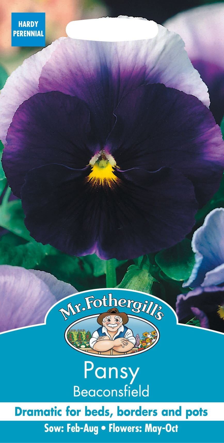 Mr Fothergills Pansy Beaconsfield 100 Seeds