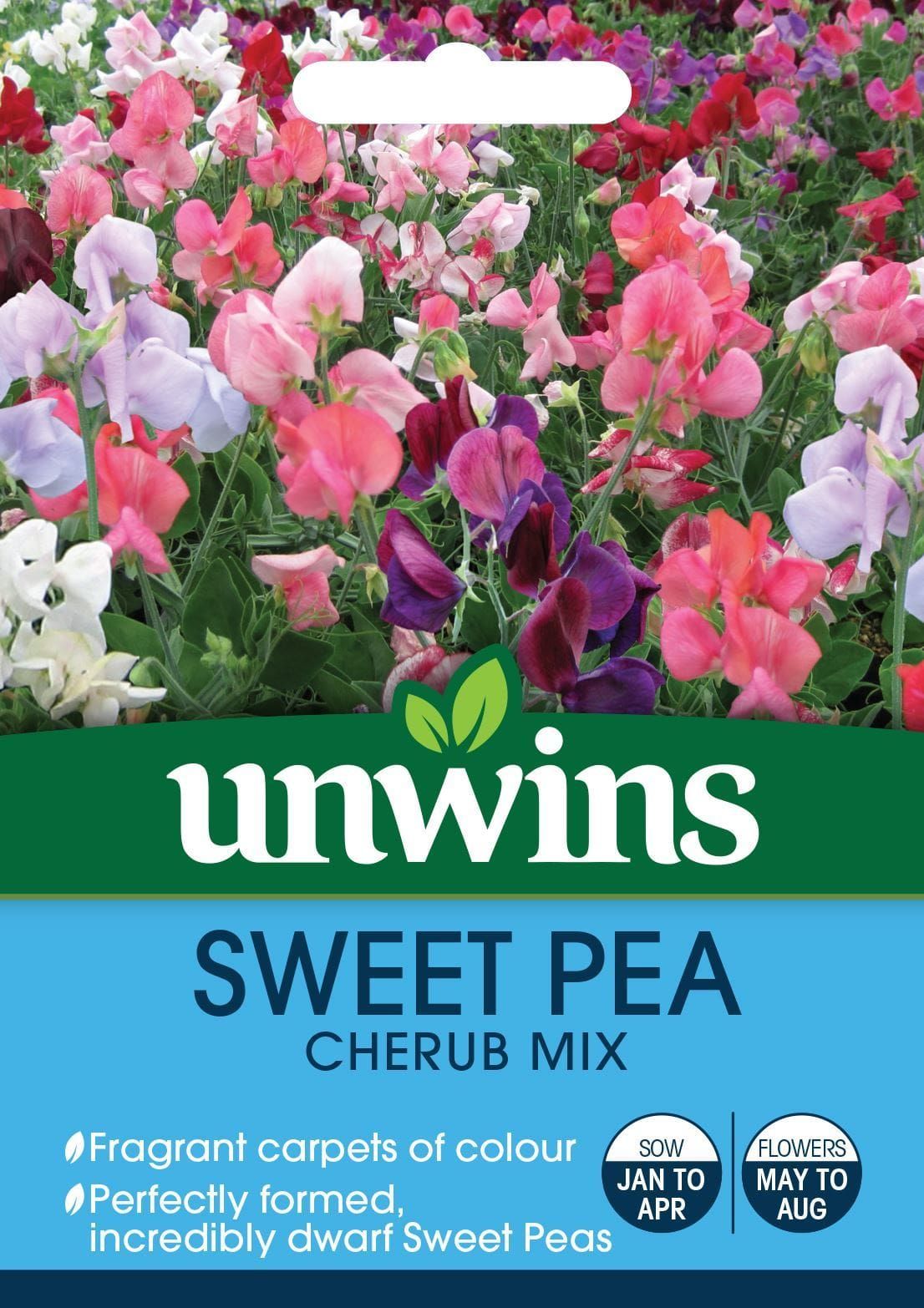 Unwins Sweet Pea Cherub Mix Seeds