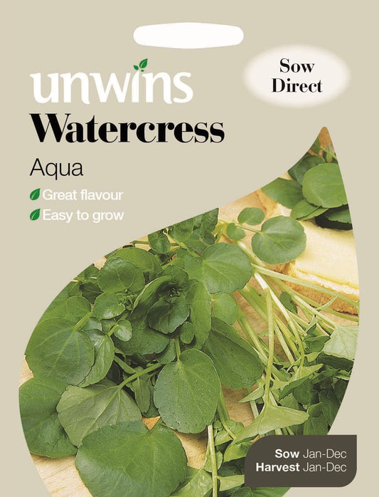 Unwins Watercress Aqua 1000 Seeds
