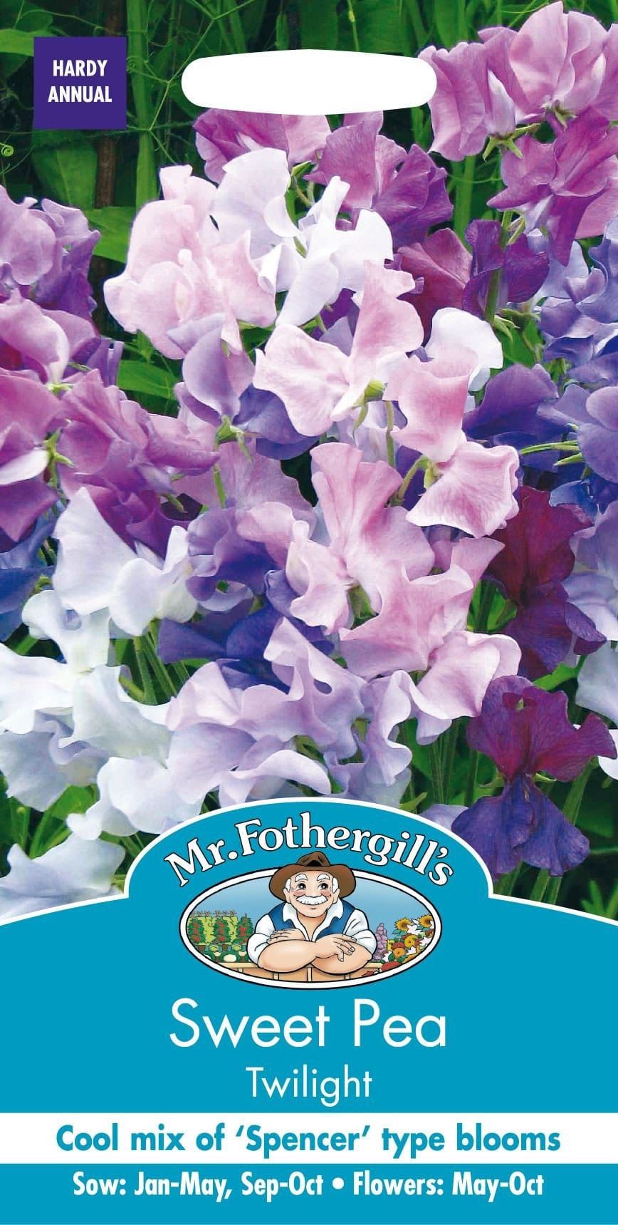 Mr Fothergills Sweet Pea Twilight 25 Seeds