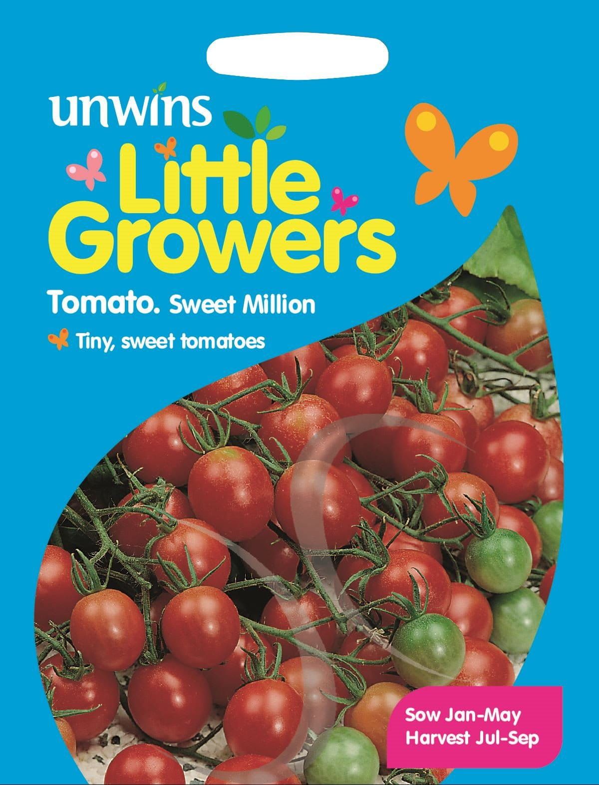 Unwins Little Growers Tomato Sweet Million 6 Seeds