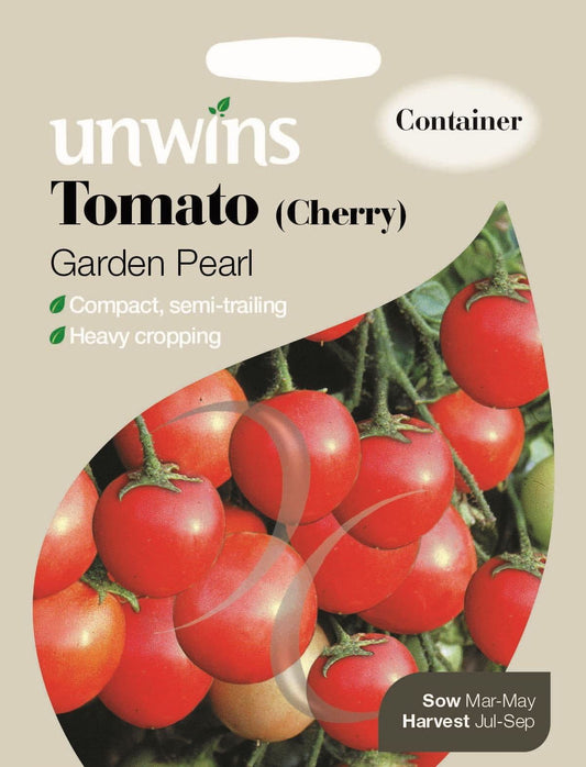 Unwins Tomato Cherry Garden Pearl 30 Seeds
