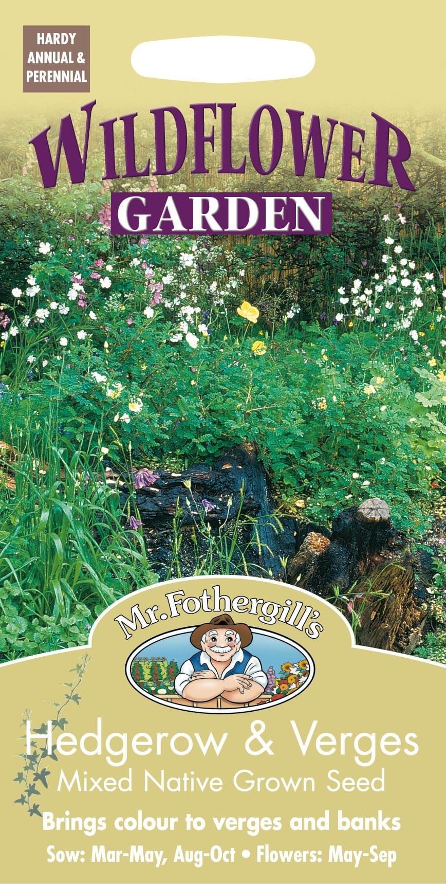 Mr Fothergills Wildflower Hedgerow & Verges 1g Seeds