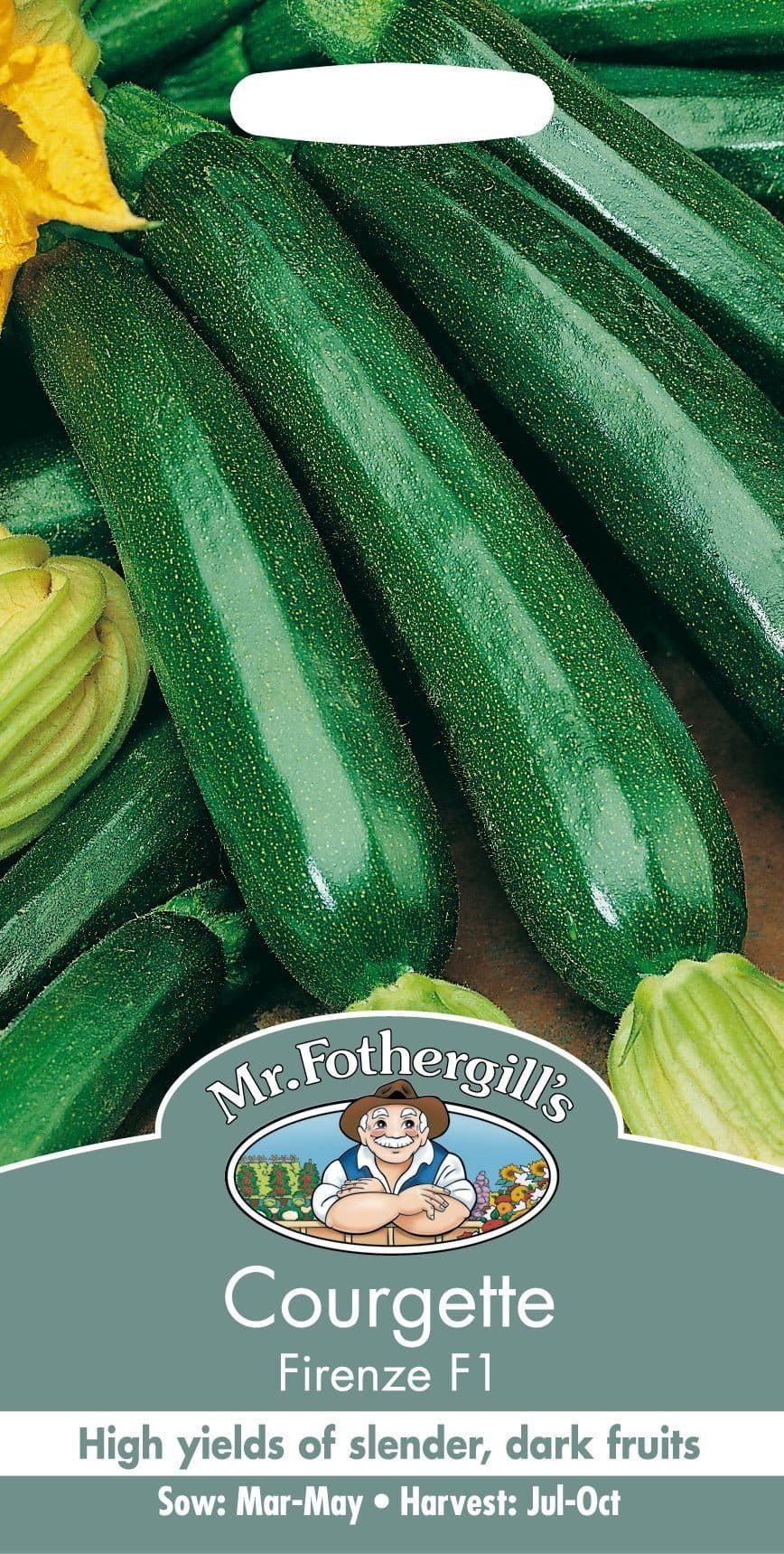 Mr Fothergills Courgette Firenze F1 10 Seeds