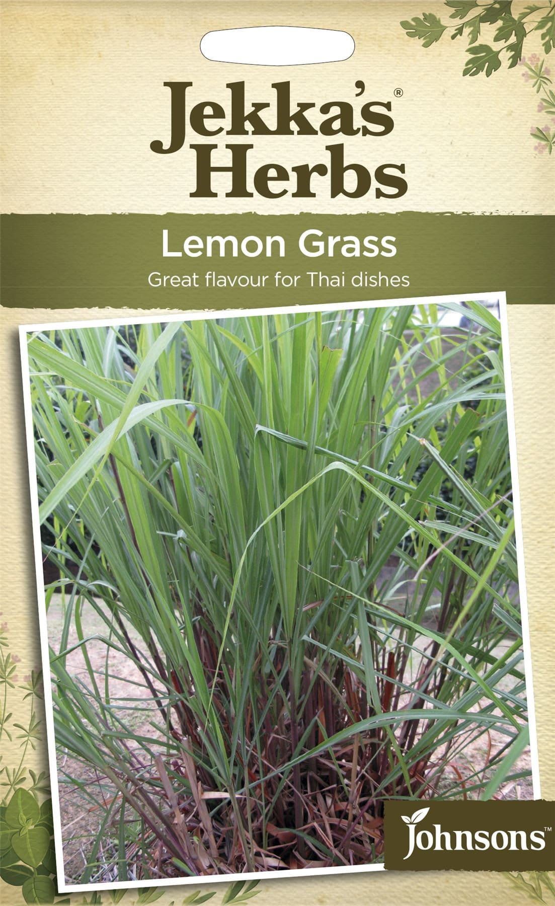 Johnsons Jekka's Herbs Lemon Grass 200 Seeds