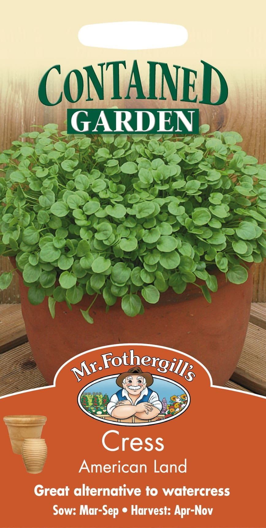 Mr Fothergills Salad Cress American Land 1000 Seeds