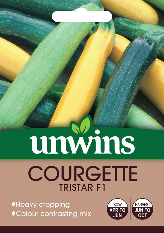 Unwins Courgette Tristar F1 8 Seeds
