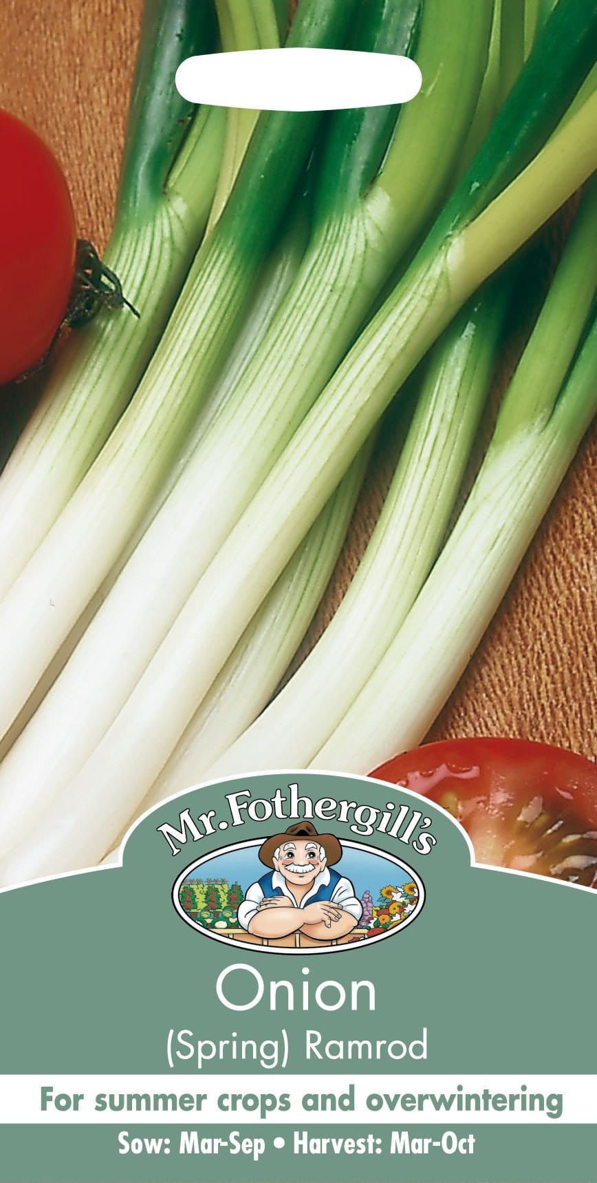 Mr Fothergills Spring Onion Ramrod 500 Seeds