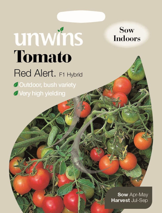 Unwins Tomato Red Alert F1 Hybrid 10 Seeds