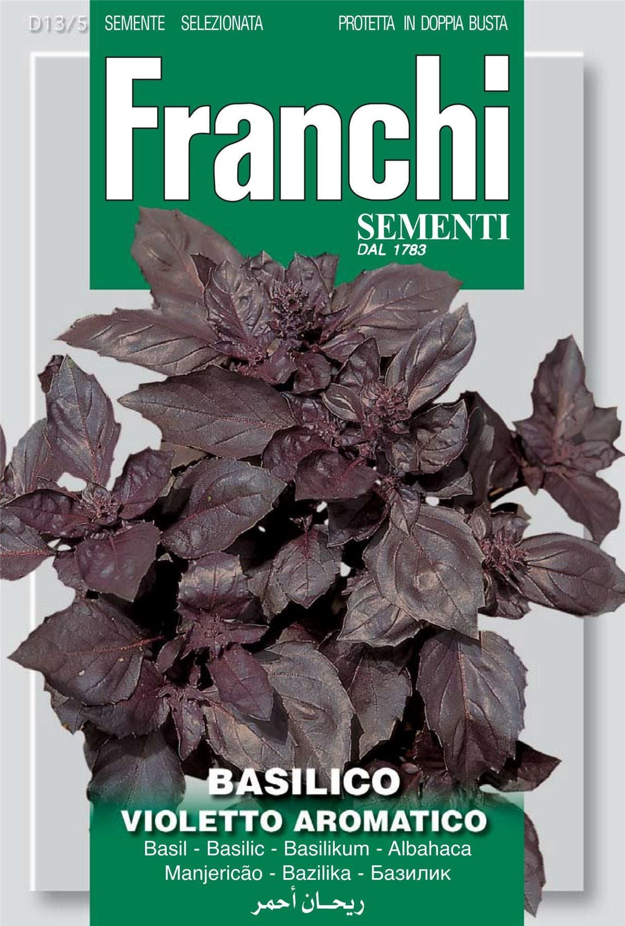 Franchi Basil Violetto Aromatico Dark Opal Seeds
