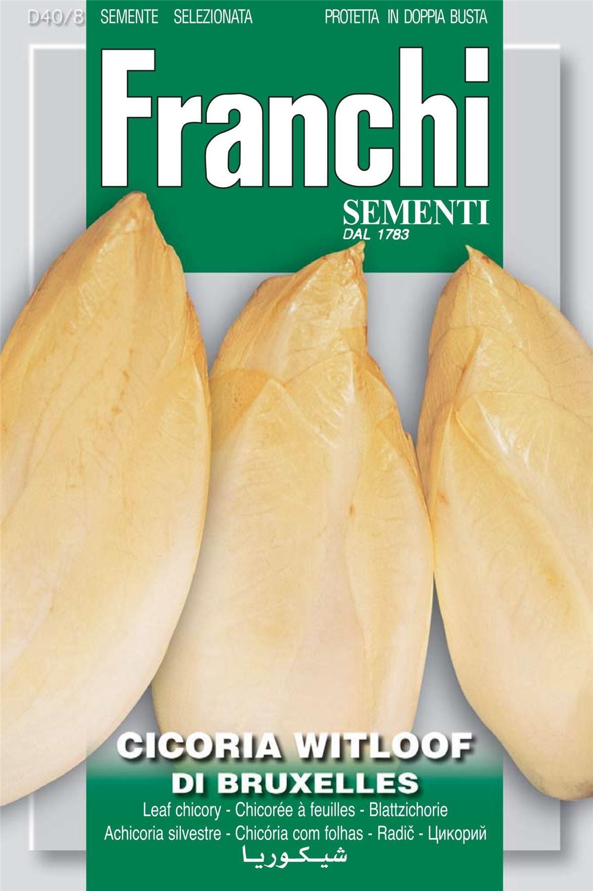 Franchi Seeds of Italy Chicory Mechelse Middelvroeg Seeds