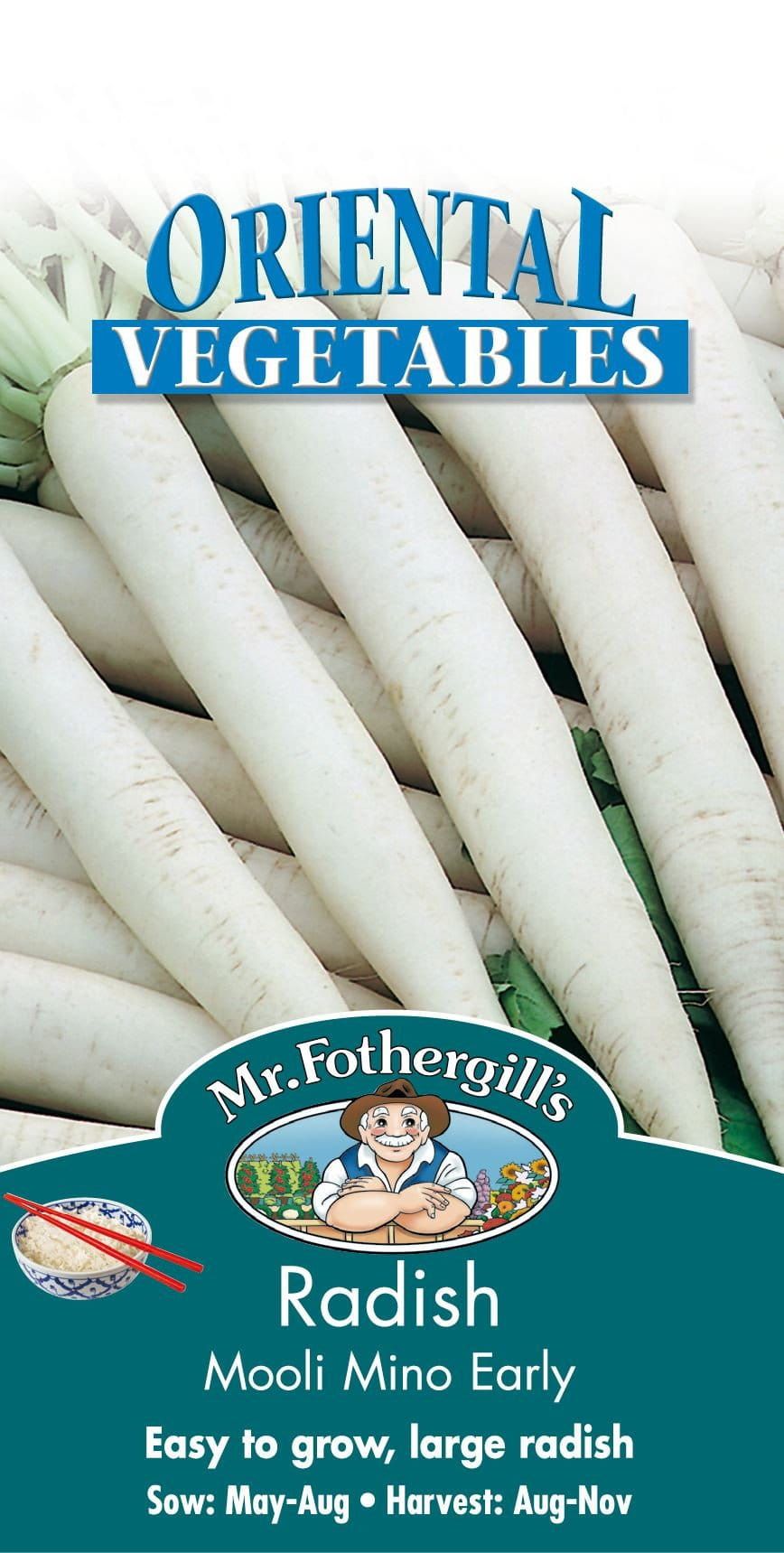 Mr Fothergills Radish Mooli Mino Early 150 Seeds
