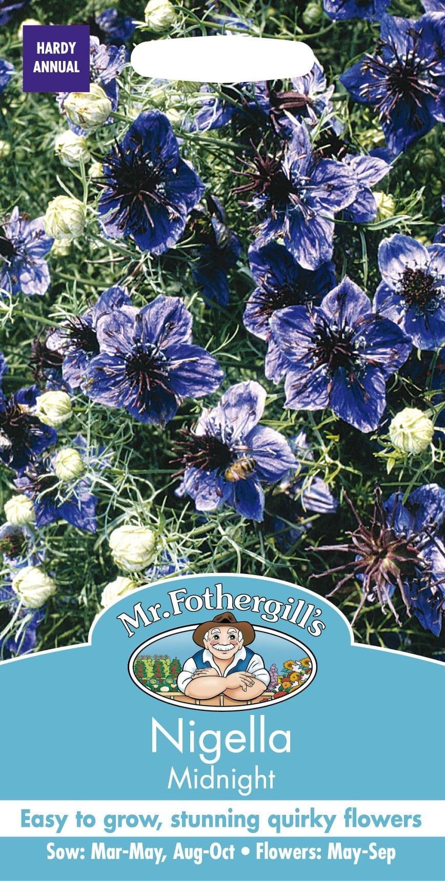 Mr Fothergills Nigella Love in a Mist Midnight 200 Seeds