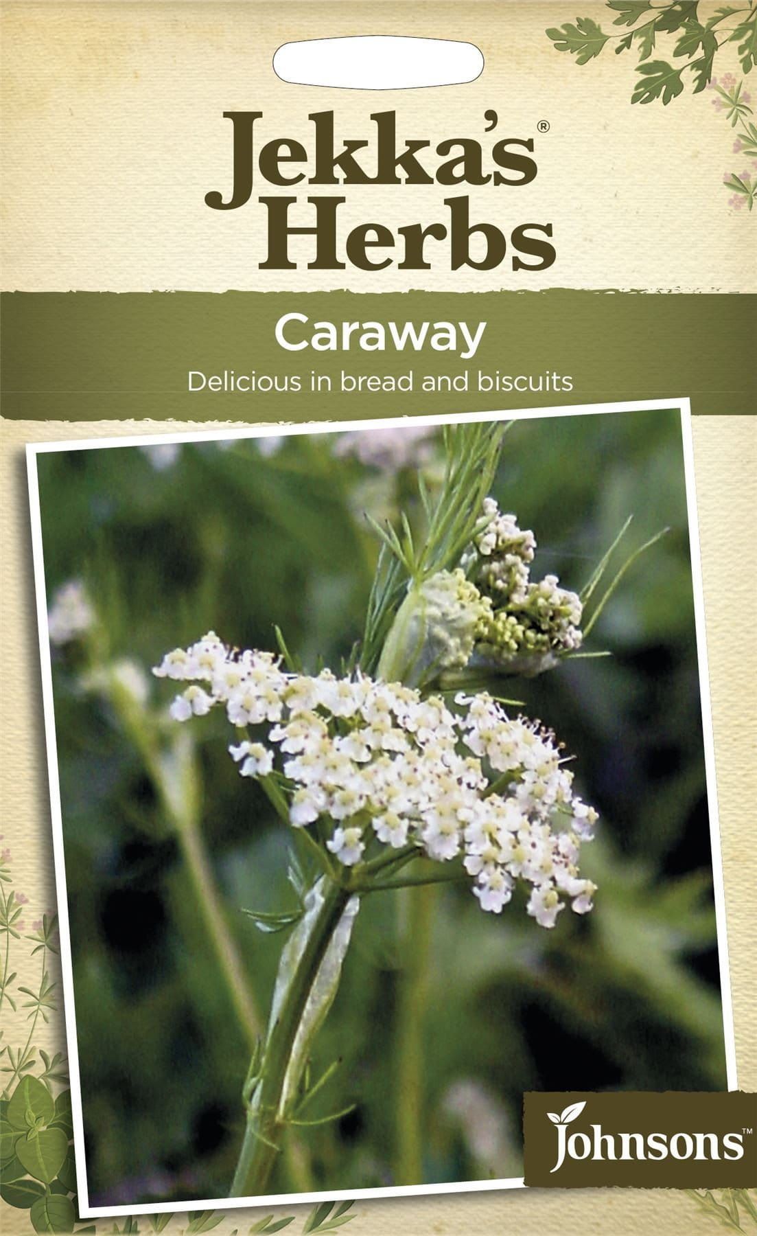 Johnsons Jekka's Herbs Caraway 175 Seeds