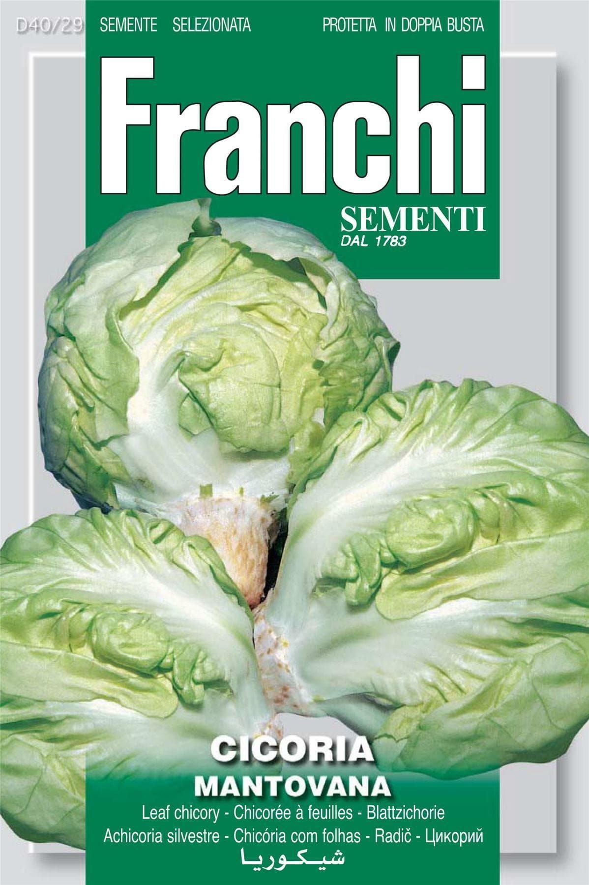 Franchi Seeds of Italy Chicory Mantovana Seeds