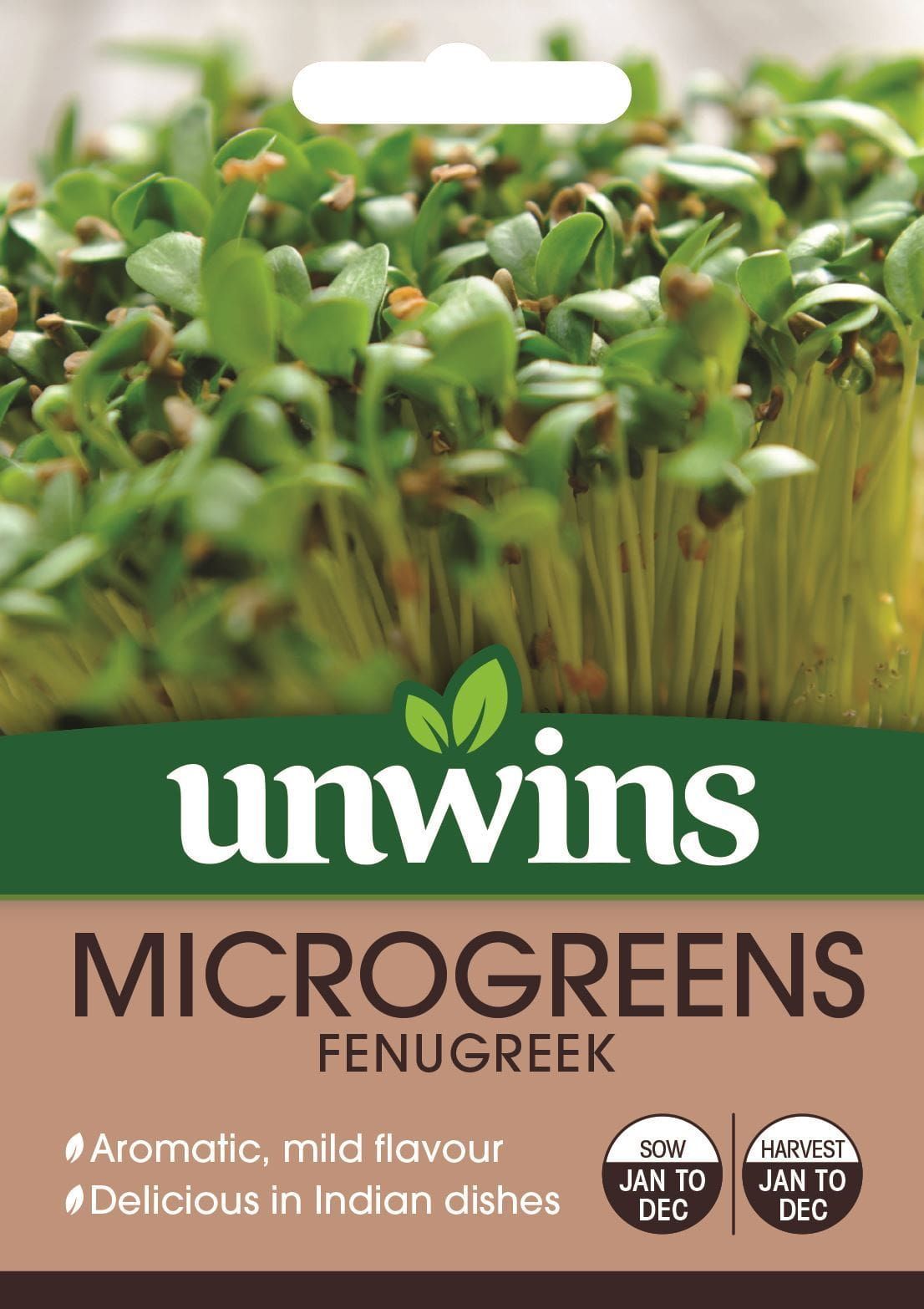 Unwins MicroGreens Fenugreek Seeds