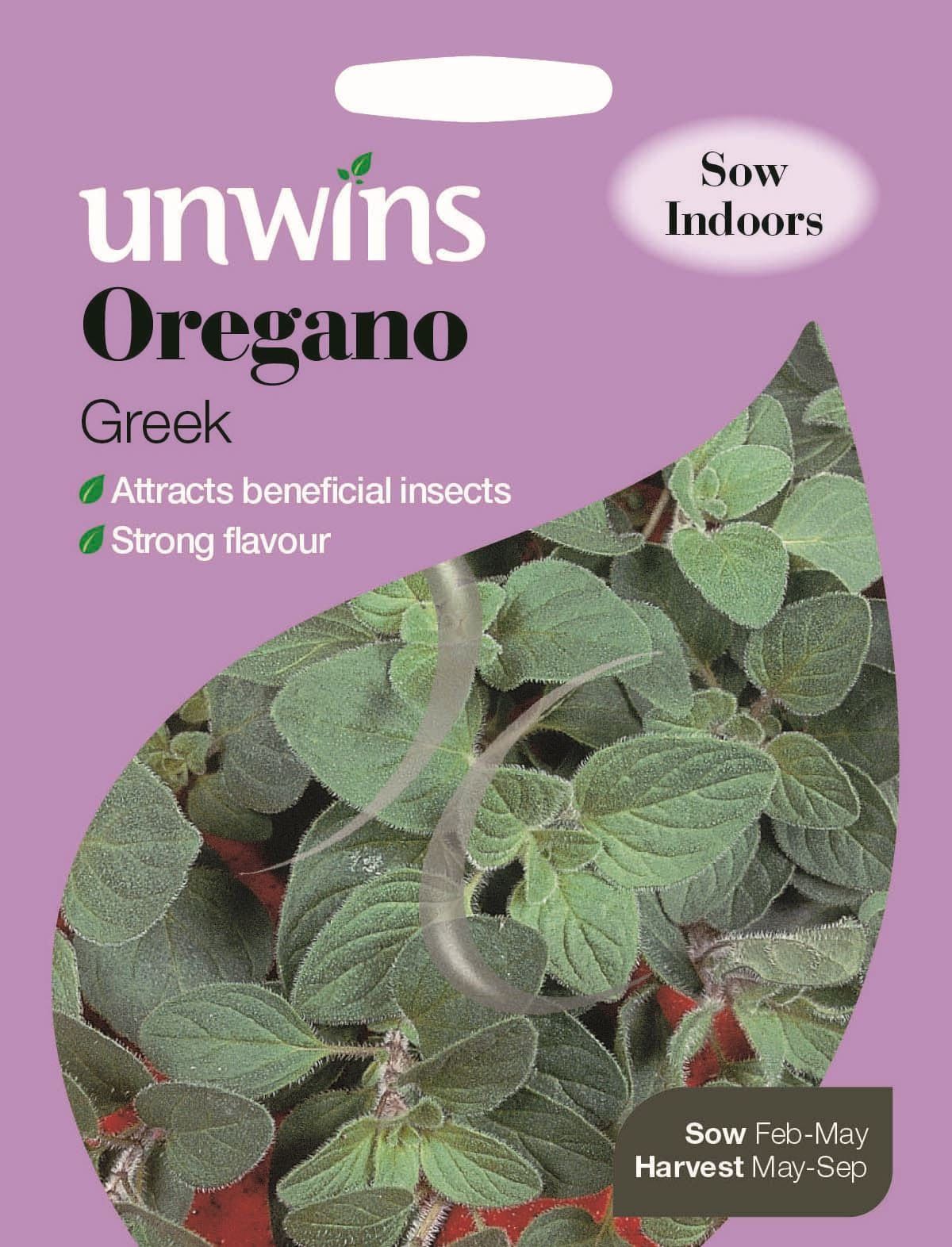 Unwins Oregano Greek 200 Seeds