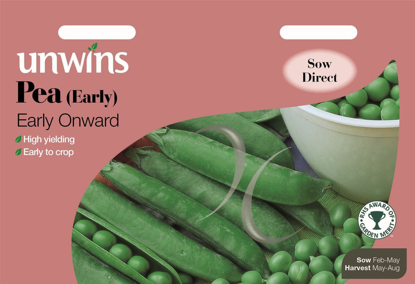 Unwins Pea (Early) Early Onward 250 Seeds