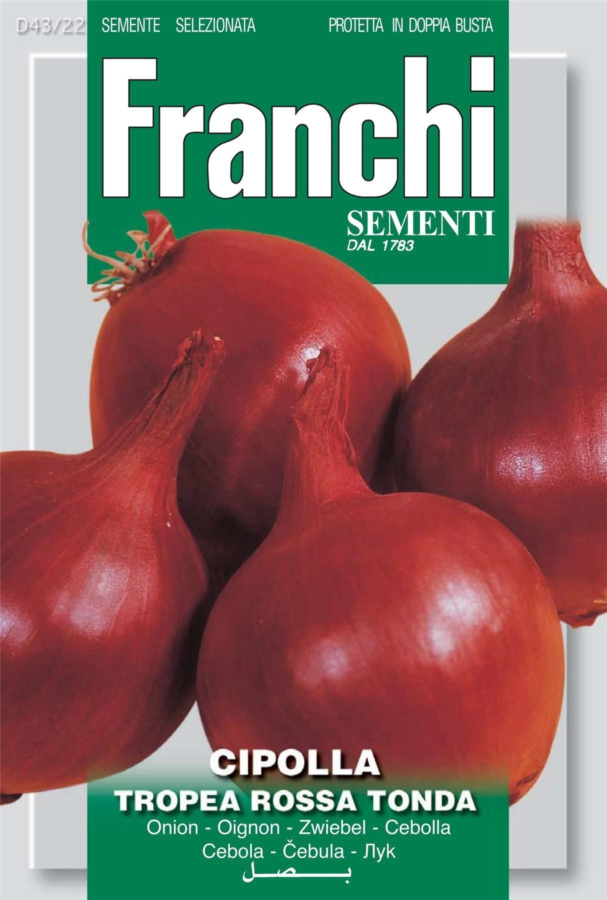 Franchi Seeds of Italy Onion Tropea Rossa Tonda Seeds