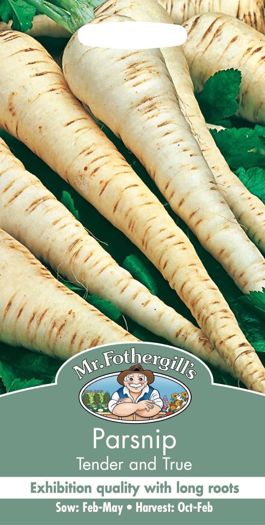 Mr Fothergills Parsnip Tender & True 500 Seeds