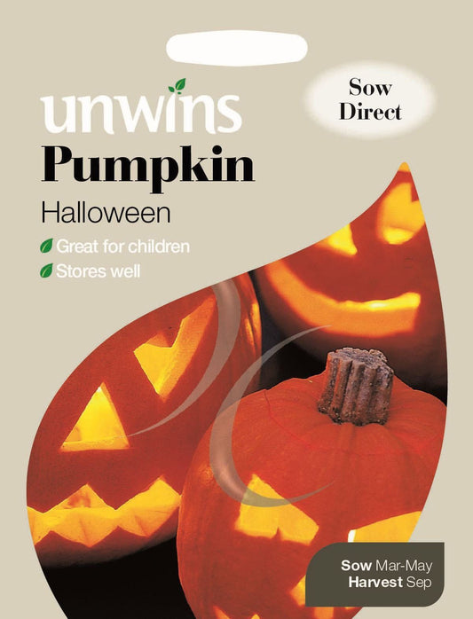 Unwins Pumpkin Halloween 8 Seeds