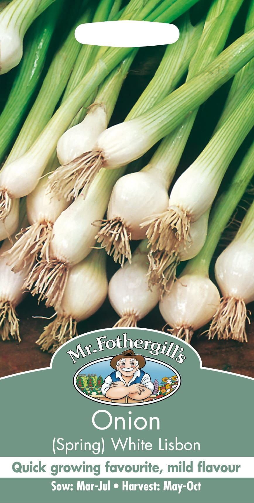 Mr Fothergills Spring Onion White Lisbon 650 Seeds
