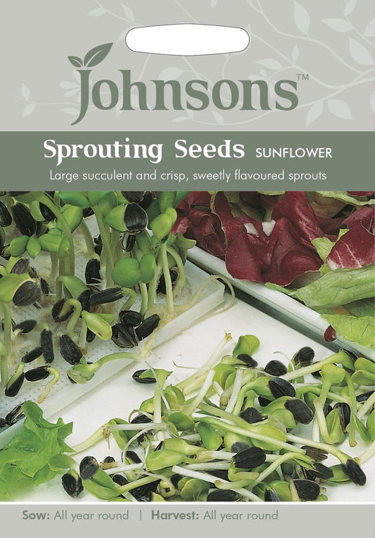Johnsons Sunflower Sprouting Seeds 20g Seeds