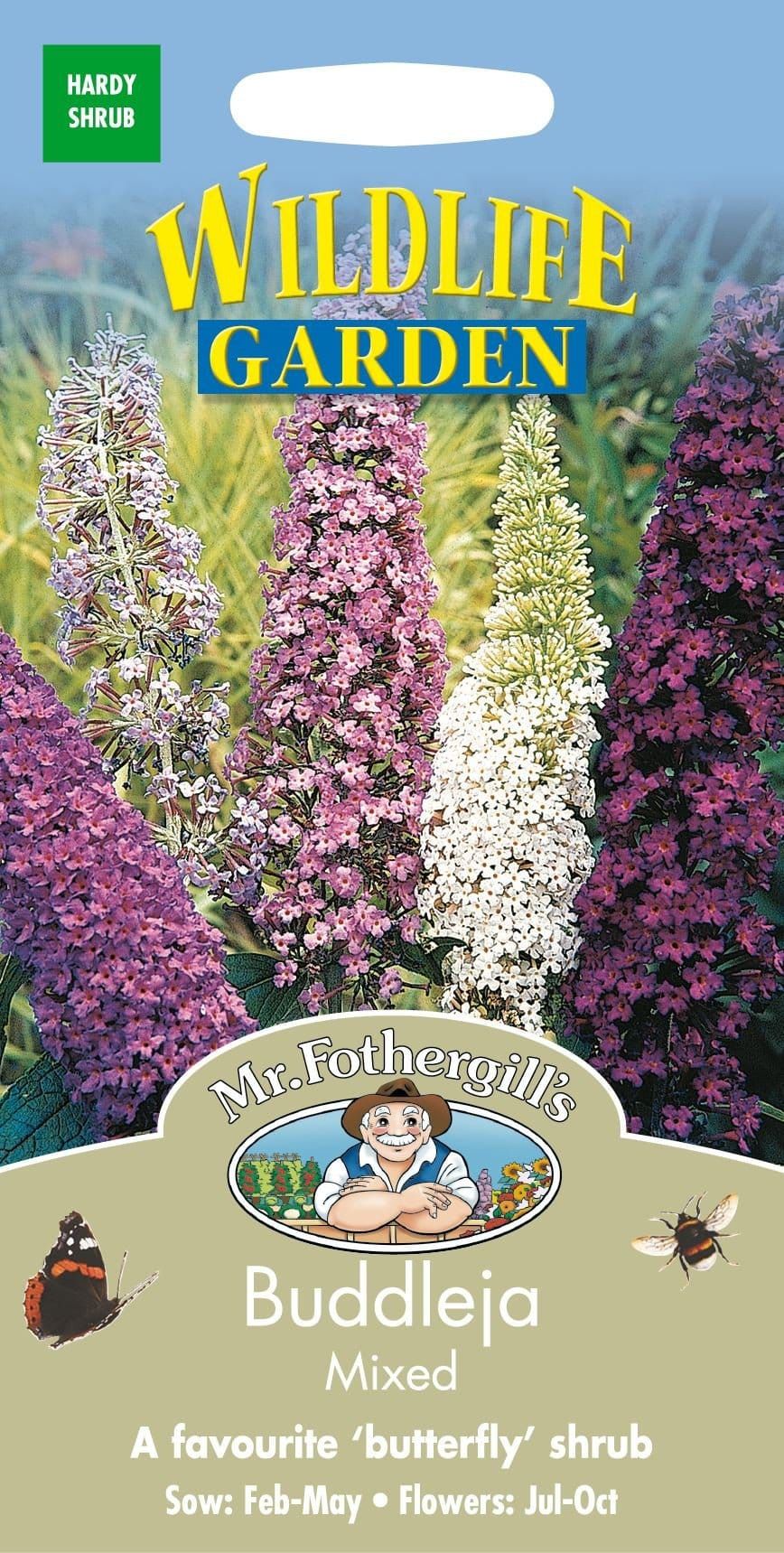 Mr Fothergills Buddleja Mixed 150 Seeds