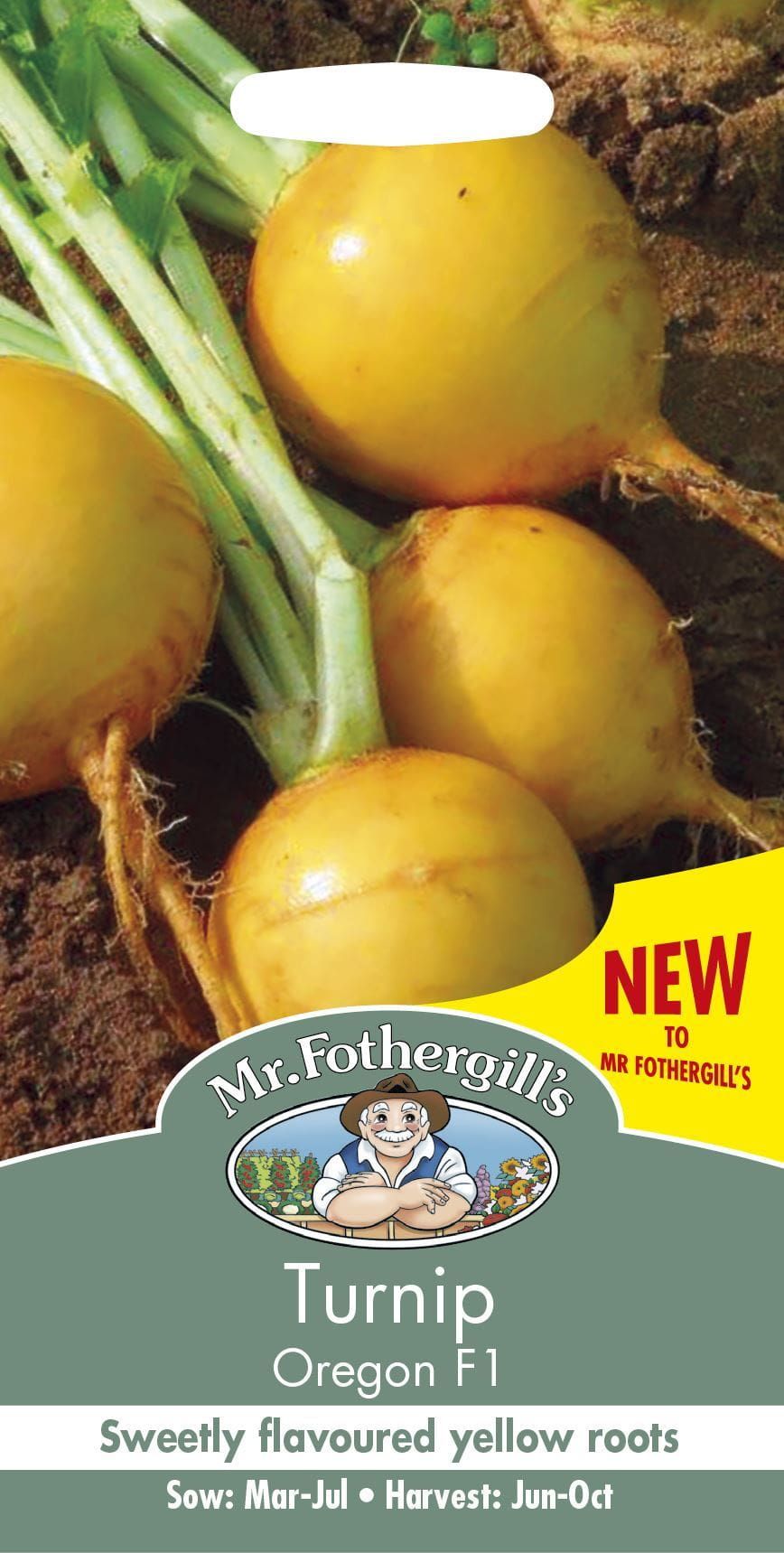 Mr Fothergills Turnip Oregon F1 100 Seeds