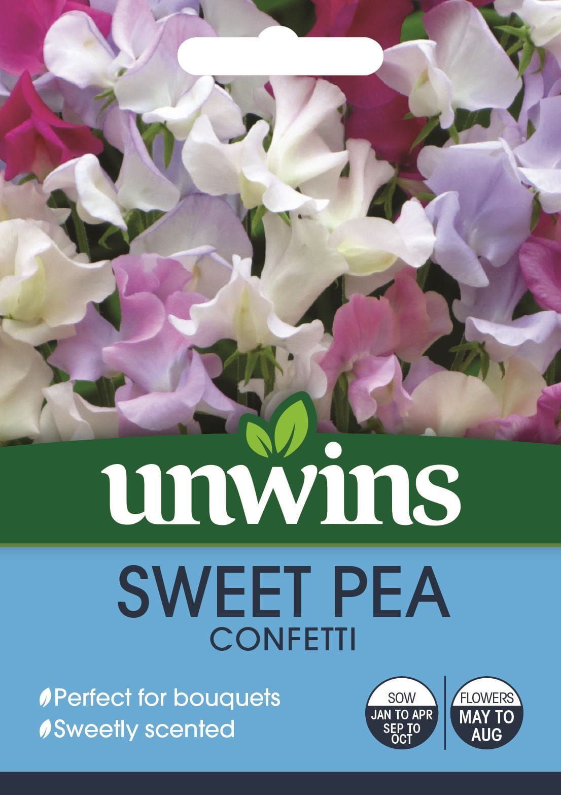 Unwins Sweet Pea Confetti 21 Seeds