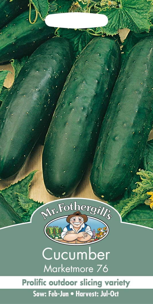 Mr Fothergills Cucumber Marketmore 76 25 Seeds