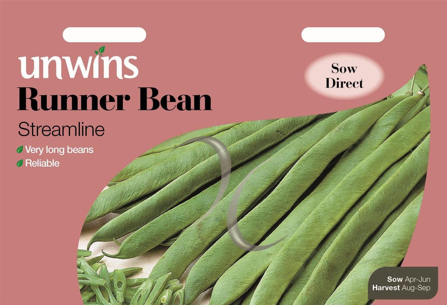 Unwins Runner Bean Streamline 45 Seeds