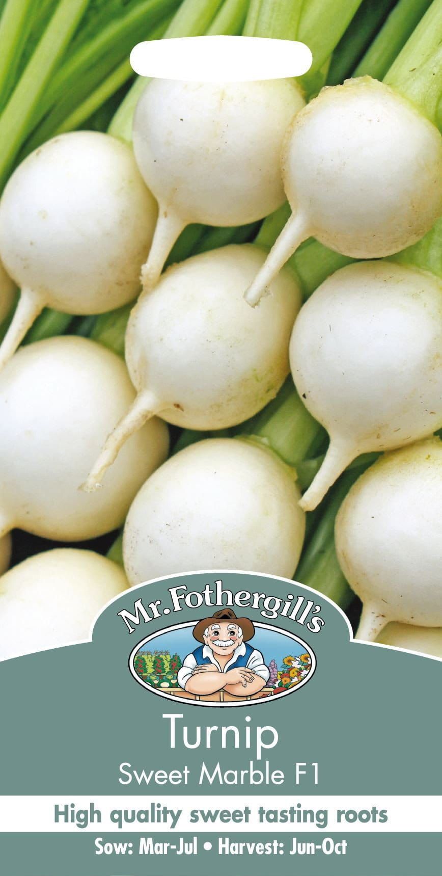 Mr Fothergills Turnip Sweet Marble F1 100 Seed