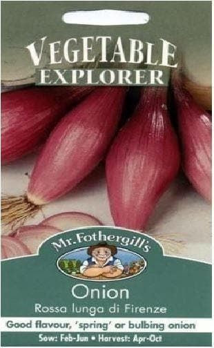 Mr Fothergills Spring Onion Rosea Lunga de Firenze 350 Seeds