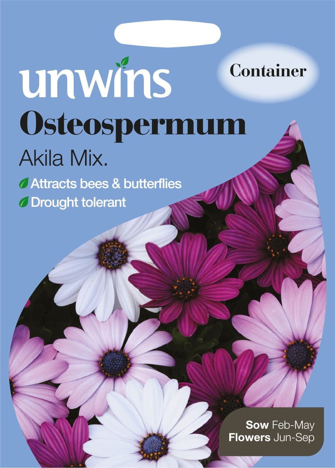 Unwins Osteospermum Akila Mix 8 Seeds