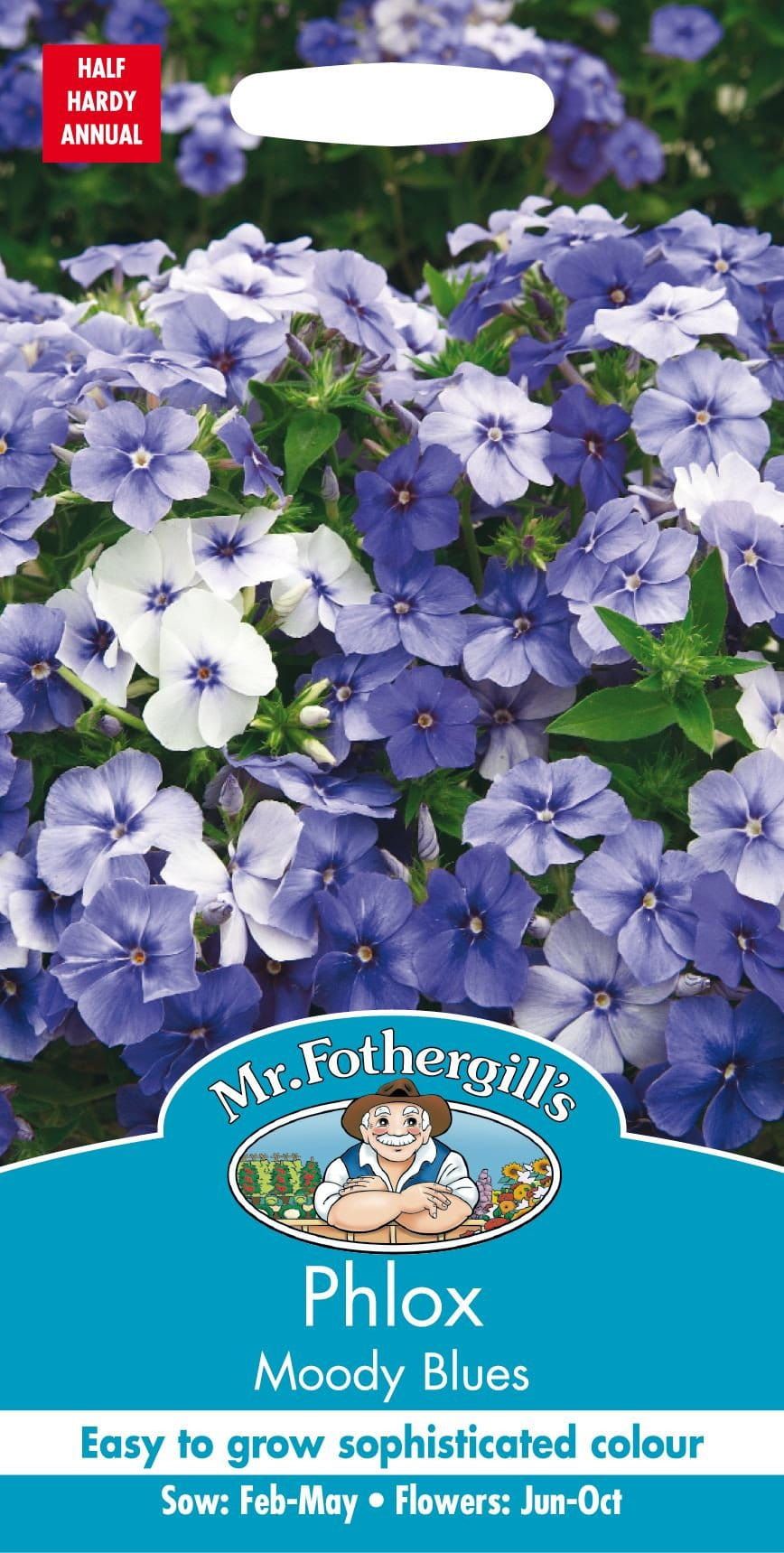 Mr Fothergills Phlox Moody Blues 175 Seeds