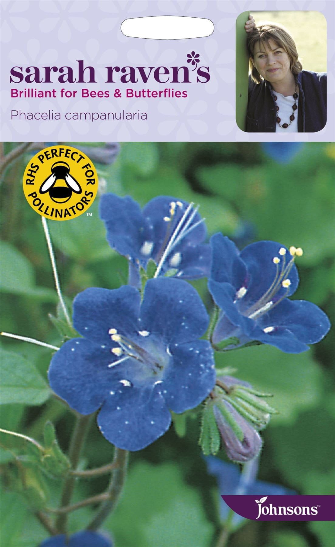 Johnsons Sarah Raven's Phacelia Campanularia 500 Seeds
